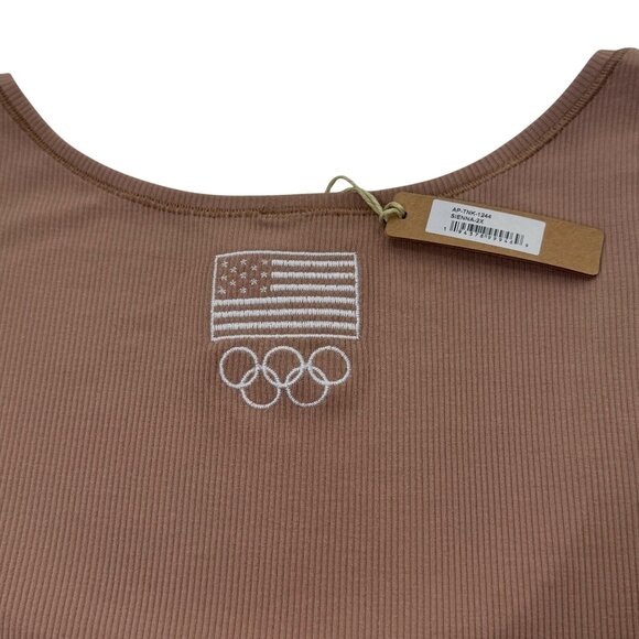 SKIMS Soft Lounge Rib Tank + Thong Team USA Sienna 2X - Picture 5 of 11